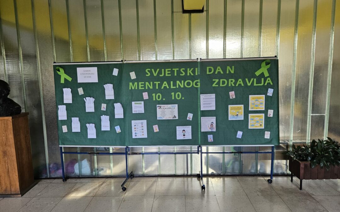 Obilježen Svjetski dan mentalnog zdravlja u našoj školi